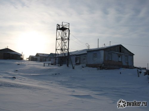 покинутый поселок Полярный на Чукотке