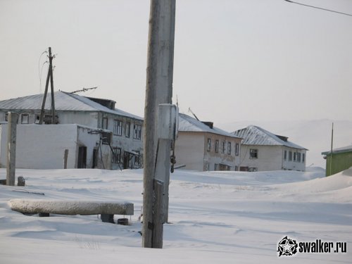покинутый поселок Полярный на Чукотке