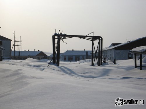 покинутый поселок Полярный на Чукотке
