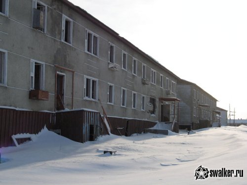 покинутый поселок Полярный на Чукотке