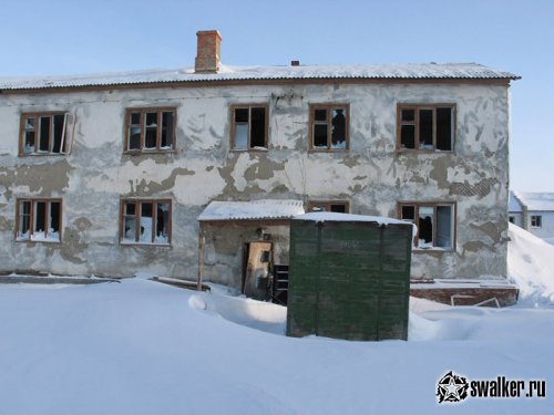 покинутый поселок Полярный на Чукотке