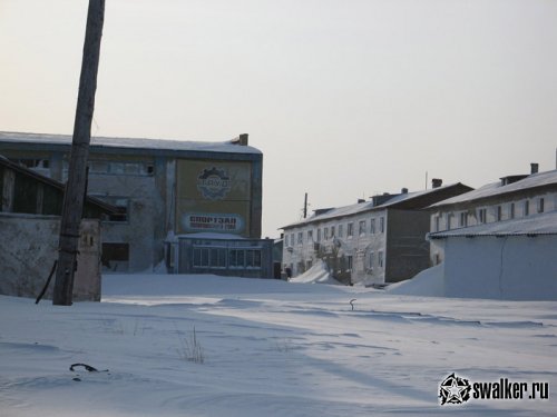 покинутый поселок Полярный на Чукотке