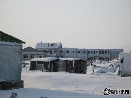 покинутый поселок Полярный на Чукотке