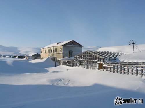 покинутый поселок Полярный на Чукотке