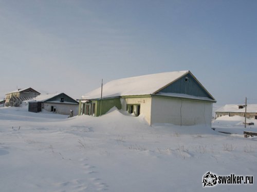 покинутый поселок Полярный на Чукотке