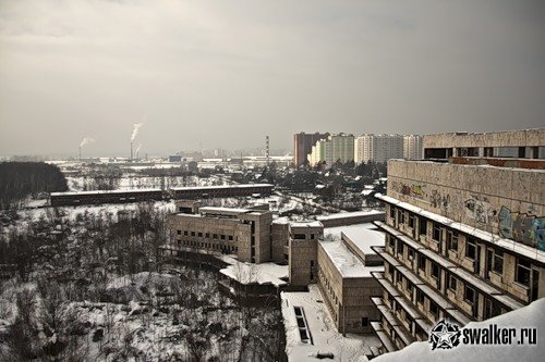 Недостроенный госпиталь в Железнодорожном, Московская область