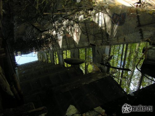 Заброшенный эскалатор на Воробьевых горах, Московская область