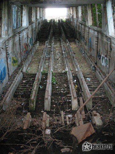 Заброшенный эскалатор на Воробьевых горах, Московская область