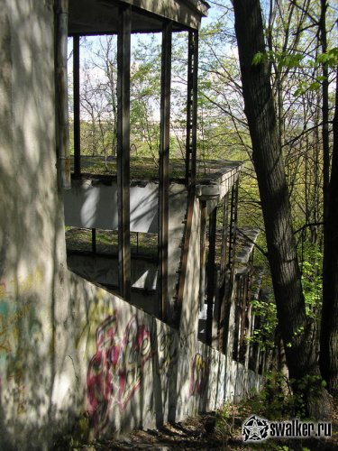 Заброшенный эскалатор на Воробьевых горах, Московская область
