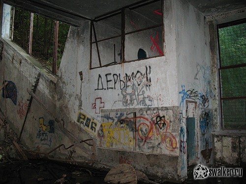 Заброшенный эскалатор на Воробьевых горах, Московская область