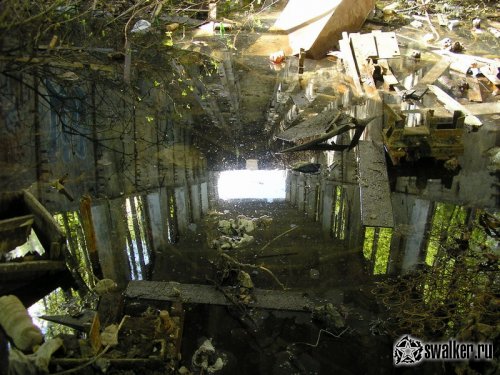 Заброшенный эскалатор на Воробьевых горах, Московская область