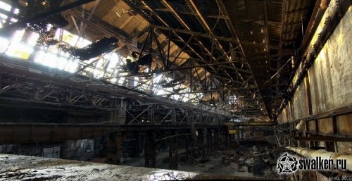 Заброшенный цех одного из крупных предприятий Страны Заброшенный цех одного из крупных предприятий Страны