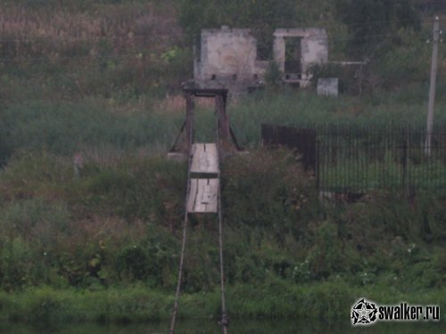 Заброшенный подвесной мост, Свердловская область