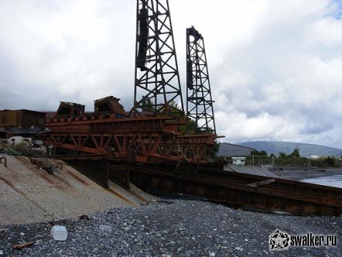 Заброшенные Сухумский судоремонтный и рыбный заводы