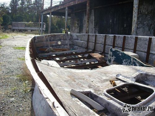 Заброшенные Сухумский судоремонтный и рыбный заводы