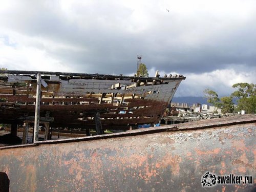 Заброшенные Сухумский судоремонтный и рыбный заводы