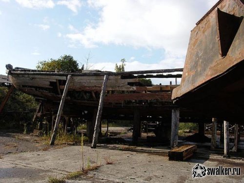 Заброшенные Сухумский судоремонтный и рыбный заводы