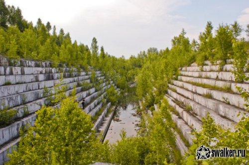 Заброшенный мраморный карьер