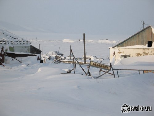 покинутый поселок Полярный на Чукотке
