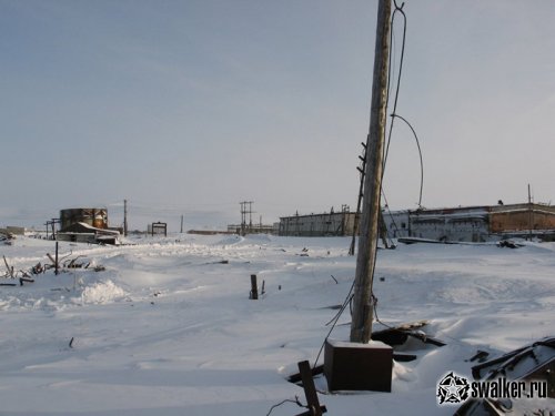 покинутый поселок Полярный на Чукотке