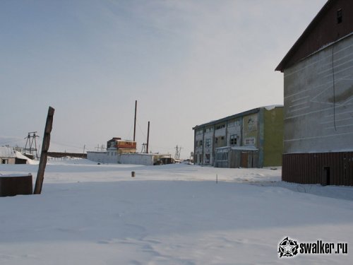 покинутый поселок Полярный на Чукотке