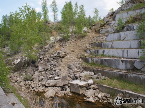 Заброшенный мраморный карьер