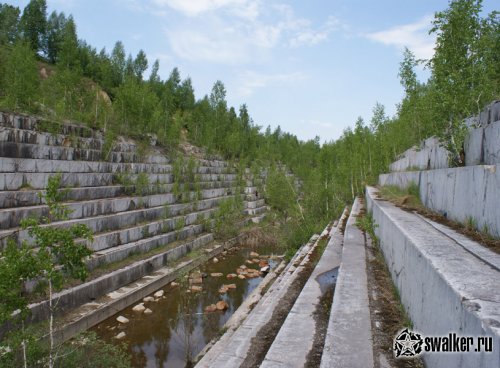 Заброшенный мраморный карьер