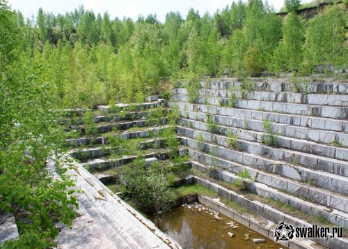 Заброшенный мраморный карьер