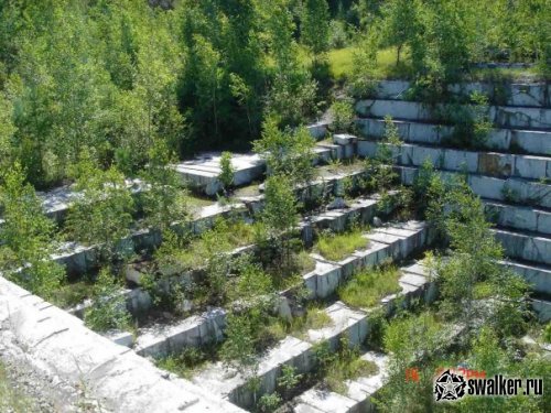 Заброшенный мраморный карьер