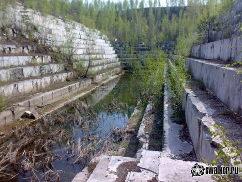 Заброшенный мраморный карьер