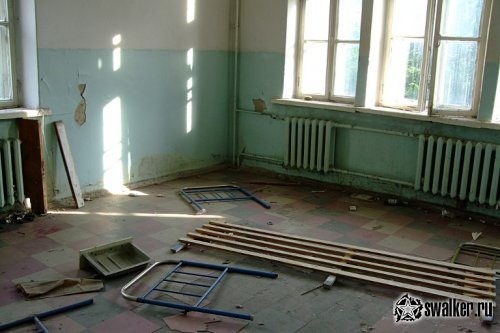 Заброшенная детская больница в Новосибирске