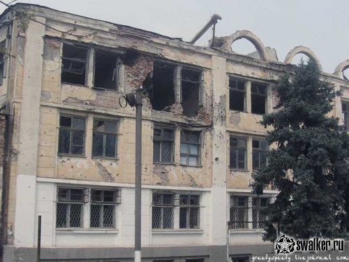 Развалины в Грозном