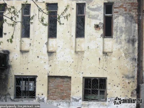 Развалины в Грозном