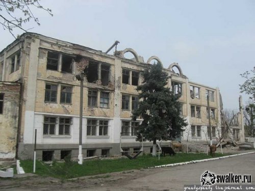 Развалины в Грозном