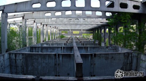 Недостроеный водоочистительный завод