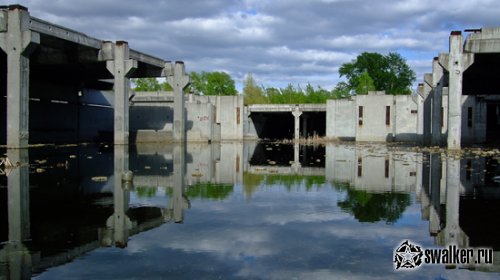 Недостроеный водоочистительный завод