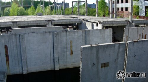 Недостроеный водоочистительный завод