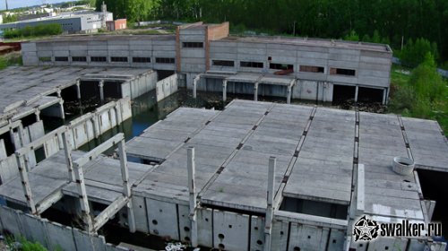 Недостроеный водоочистительный завод