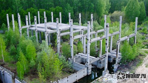 Недостроеный водоочистительный завод