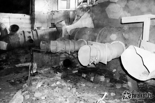 Брошенный валенко-чесальный завод