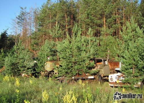 Кладбище чернобыльской техники, Киевская область