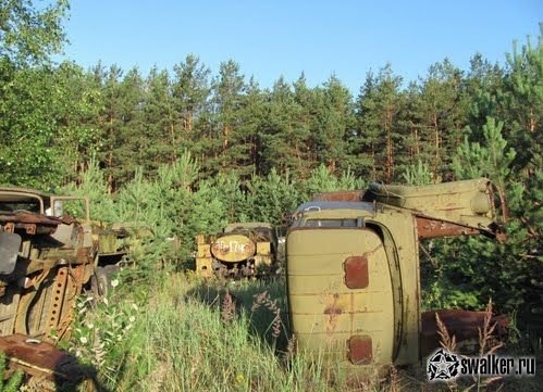 Кладбище чернобыльской техники, Киевская область