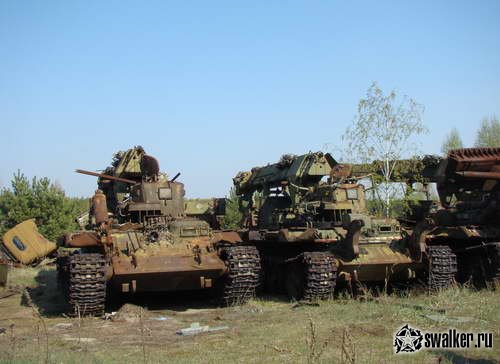 Кладбище чернобыльской техники, Киевская область