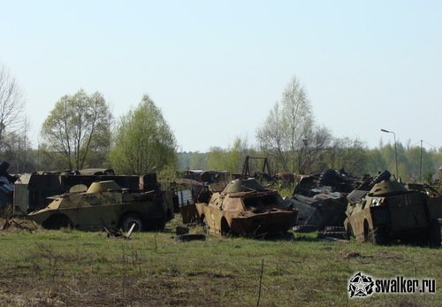Кладбище чернобыльской техники, Киевская область