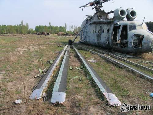 Кладбище чернобыльской техники, Киевская область