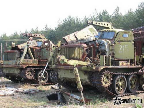 Кладбище чернобыльской техники, Киевская область