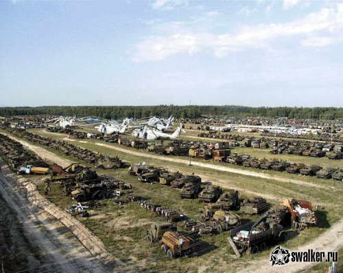 Кладбище чернобыльской техники, Киевская область