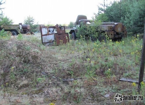 Кладбище чернобыльской техники, Киевская область