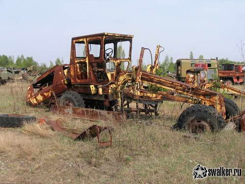 Кладбище чернобыльской техники, Киевская область
