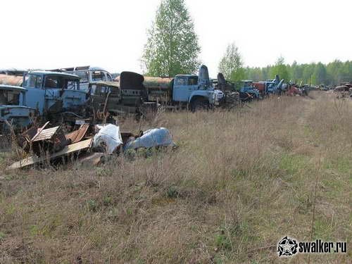 Кладбище чернобыльской техники, Киевская область
